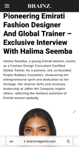 Pioneering Emirati Fashion Designer And Global Trainer – Exclusive Interview With Halima Seemba