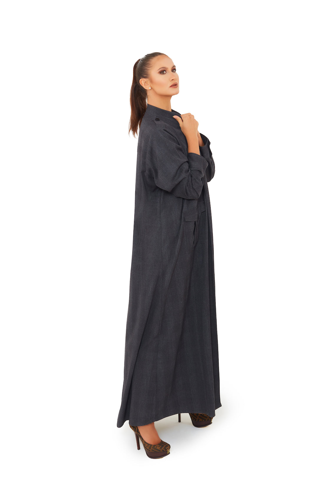 The Modern Elegance Trench Abaya